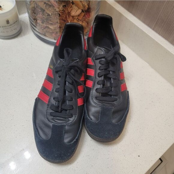 Adidas Samba Team Manchester United Shoes Size 10.5 - Picture 1 of 14